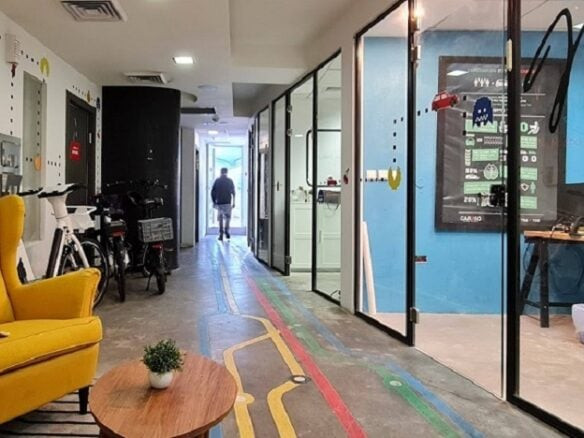 מבט כללי- חלוקה לחדרי עבודה