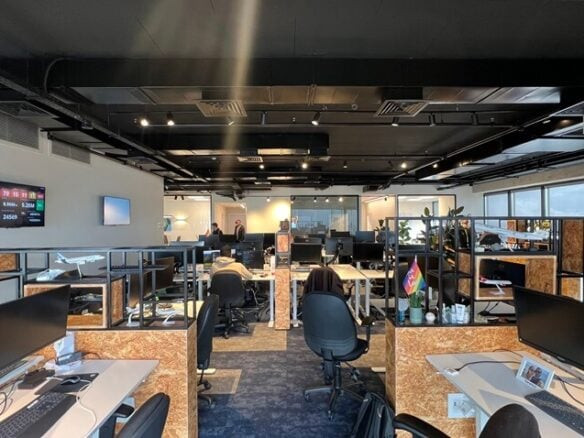 אופן ספייס במשרד יפה בקומה גבוה במידטאון