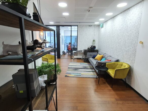 מבט כללי- מסדרון וחלוקה לחדרים