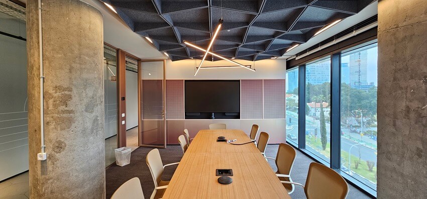 חדר ישיבות גדול במשרדים להשכרה בשרונה תל אביב