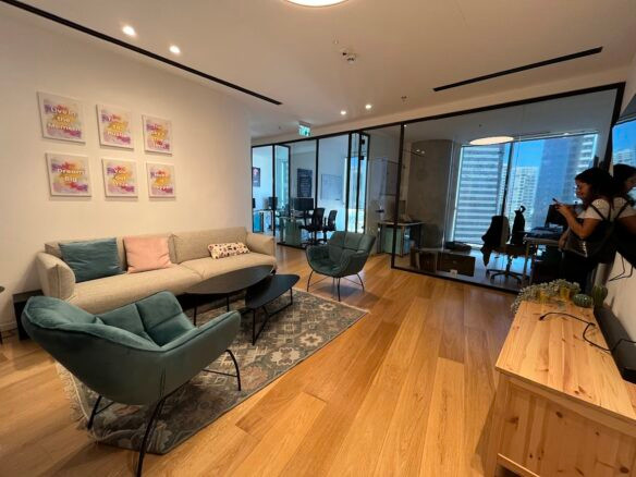 מבט כללי- עוד לאונג' וחלוקה לחדרים