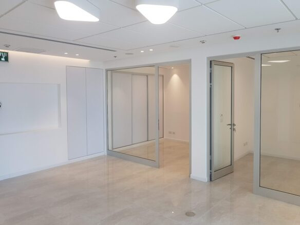 מבט פנימי- חלוקה לחדרי עבודה