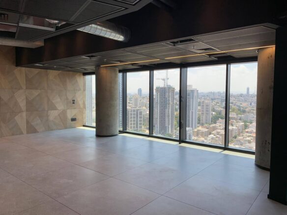 מבט כללי על המשרד- 125 מ"ר אופן ספייס