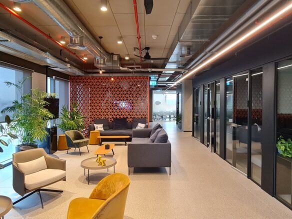 אזור לאונג' במשרד