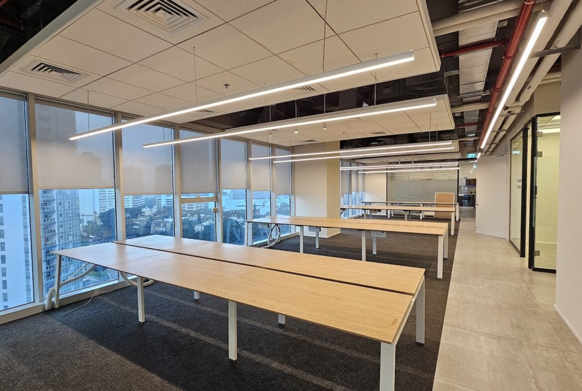 אזור אופן ספייס הגדול יותר במשרד