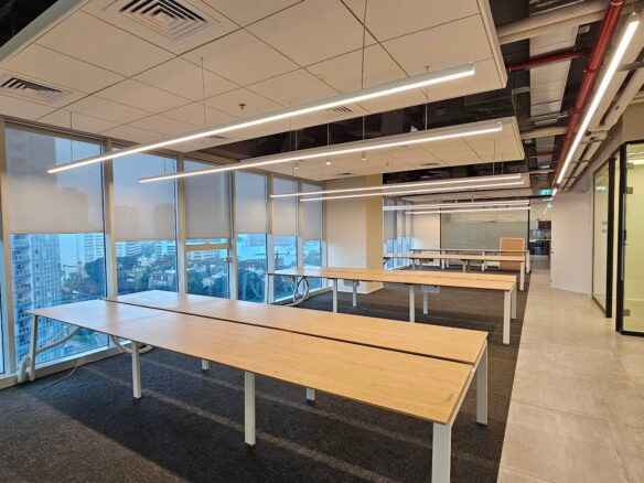 אזור אופן ספייס הגדול יותר במשרד