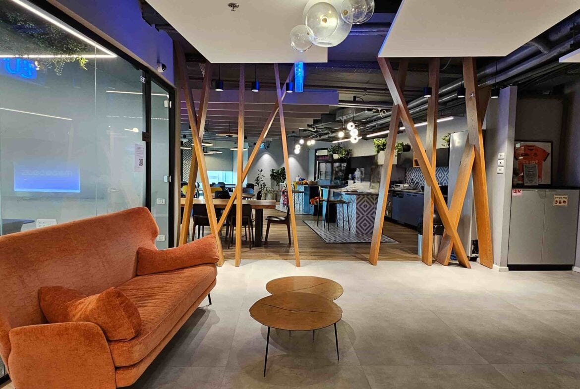 מנחם בגין משרד גדול-להשכרה עמדת קבלה