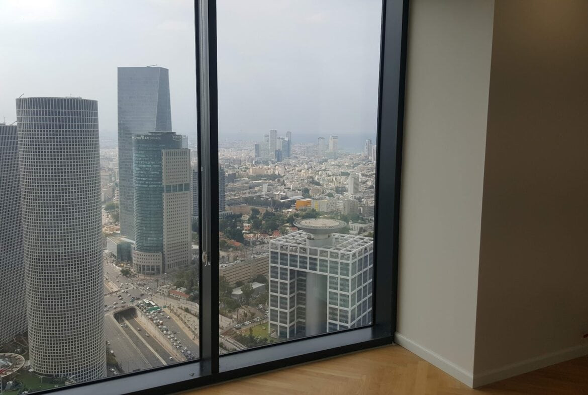 נוף מהמם מהמשרד- מידטאון, קומה גבוהה