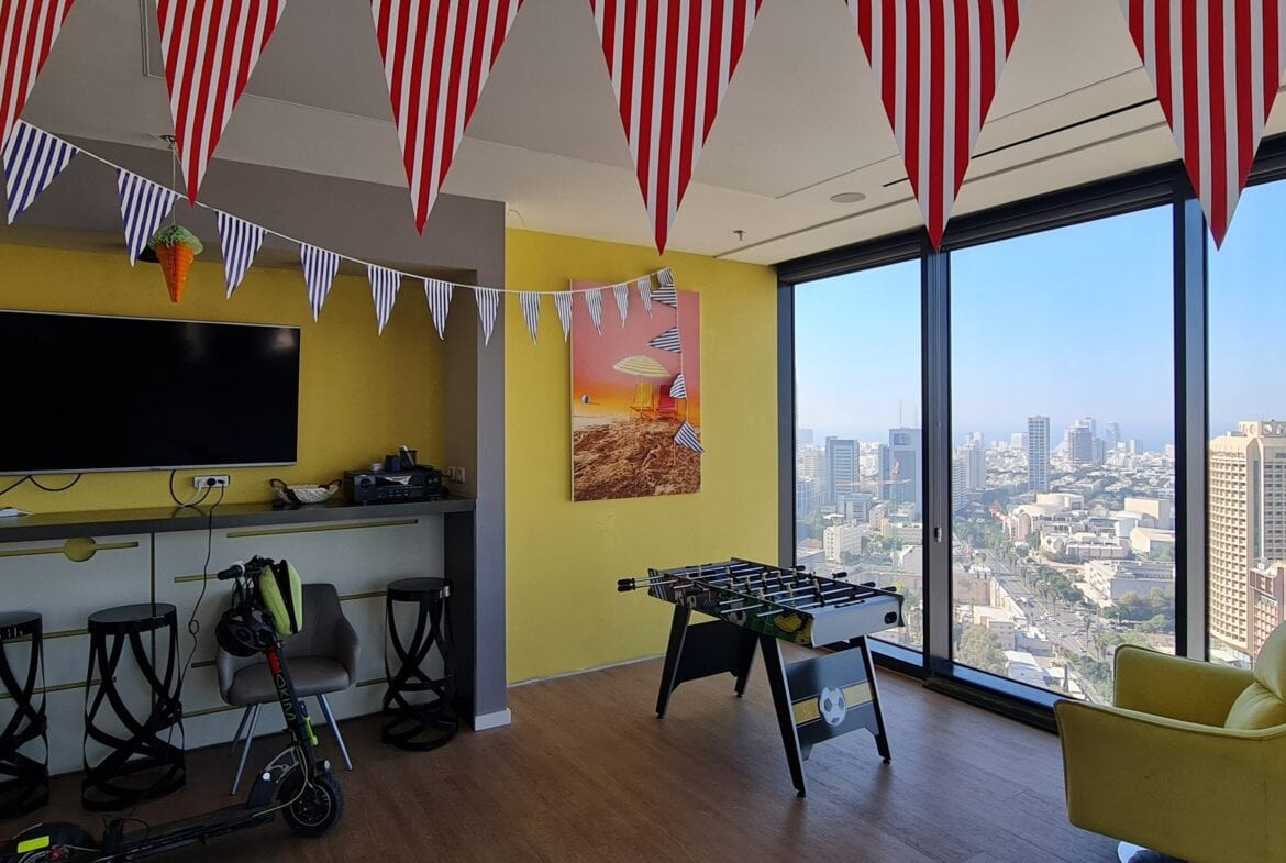 משרד 350 מ״ר להשכרה במתחם המידטאון