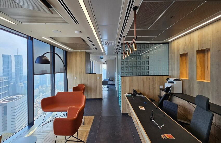 משרד 404 מ"ר להשכרה במידטאון