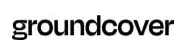 התמונה מציגה את המילה "groundcover" באותיות קטנות שחורות על רקע לבן, כאשר האות "g" חתוכה חלקית בצד שמאל.