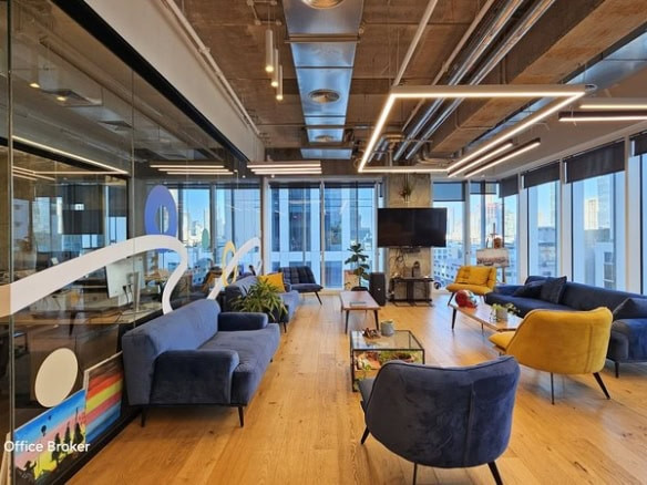 משרד מרוהט במגדל סקיי - פינות ישיבה