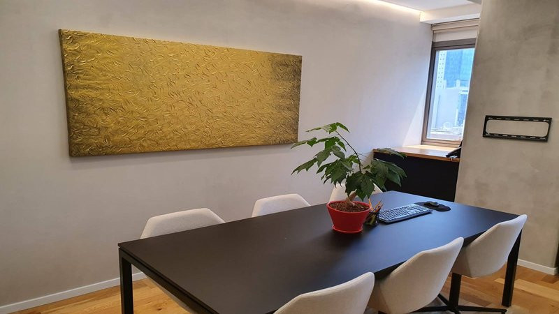 110 מר בגיבור ספורט - פינת ישיבה