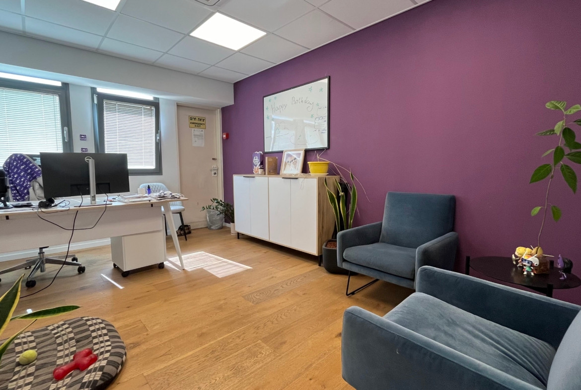 חדר עבודה משרד להשכרה 350 מר בפארק שרונה תל אביב