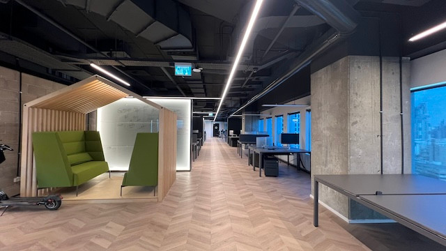 איזור פתוח משרד להשכרה בעזריאלי משולש, 1448 מטר (Rapyd) ת״א