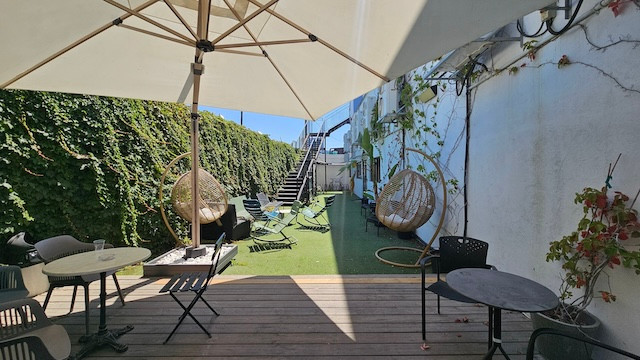 גינה משרד 1800 מ״ר עם מרפסת במונטיפיורי ת״א