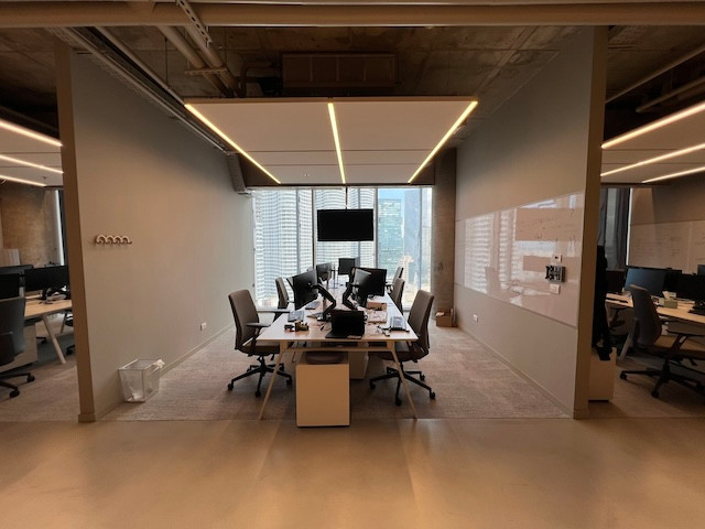 חדר ישיבות משרד 380 מ״ר להשכרה בתאומי רובינשטיין ת״א