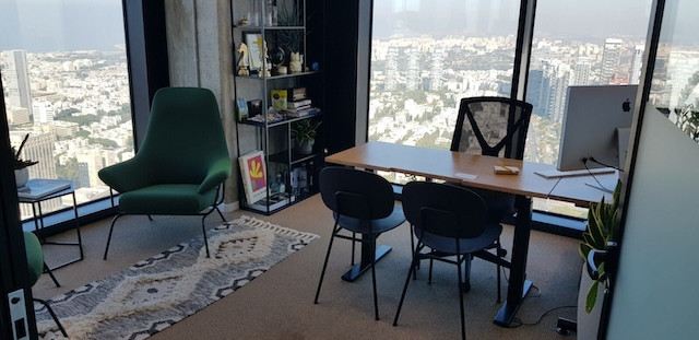 חדר משרד מרוהט להשכרה במנחם בגין 144 ת״א, wework