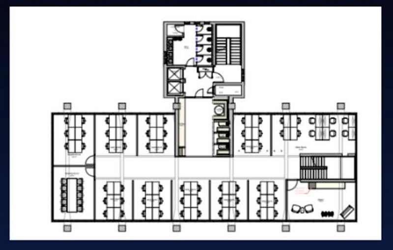 חלוקה משרד מרוהט עם מרפסת 600 מטר להשכרה בתל אביב CheckPoint