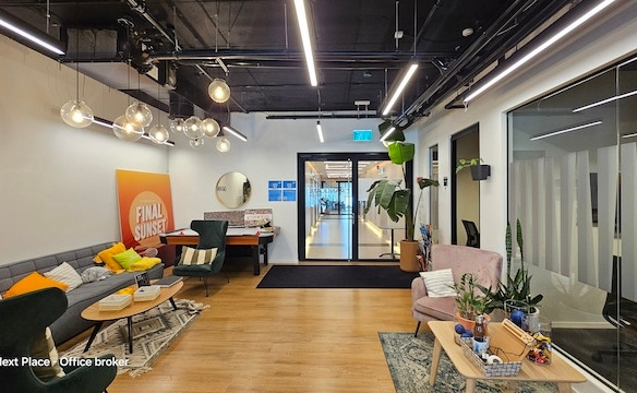 לאונג משרד להשכרה במגדלי אלון תל אביב, 1500 מטר