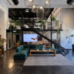 לאונג משרד קרקע גדול ומרוהט עם חצר בשכונת מונטיפיורי להשכרה