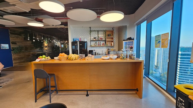 מטבח להשכרה משרד 900 מ״ר במגדל ספיר, הבורסה ר״ג