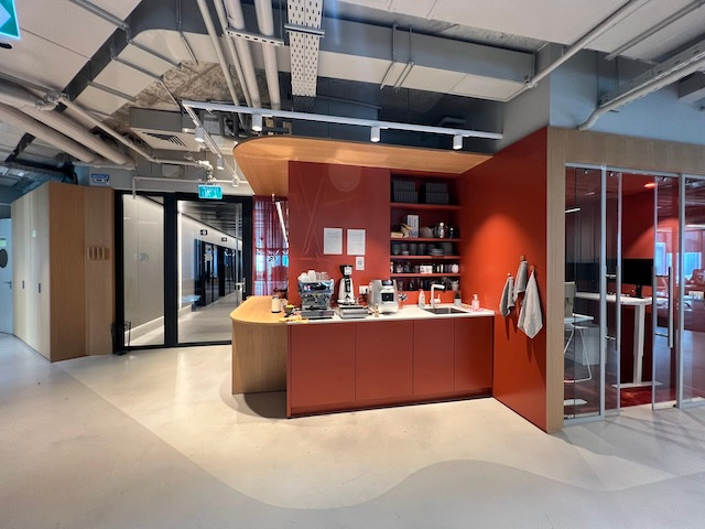 מטבח משרד 380 מ״ר להשכרה בתאומי רובינשטיין ת״א