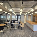 מטבח משרד 507 מ״ר עם מרפסת להשכרה בבית ביפר, SWITCHUP, הבורסה ר״ג