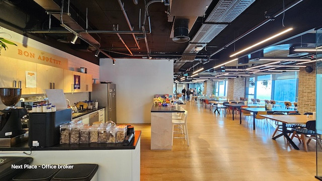 מטבח משרד להשכרה במגדלי אלון תל אביב, 1500 מטר