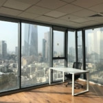 נוף משרד מרוהט להשכרה במגדלי אלון בתל אביב, 400 מטר