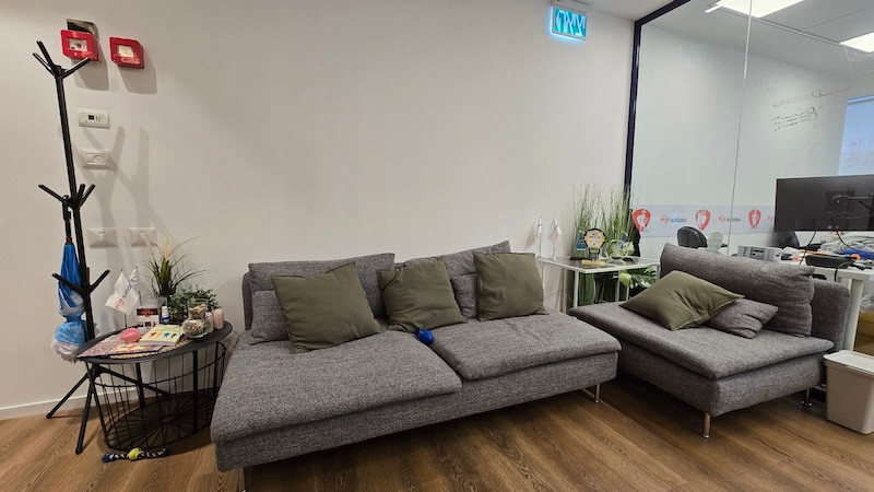 לאונג משרד 150 מ״ר להשכרה בגיבור ספורט, מתחם הבורסה