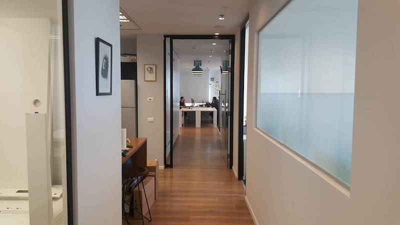 מבואה אופן ספייס משרד להשכרה ברוטשילד לב העיר ת״א 255 מ״ר