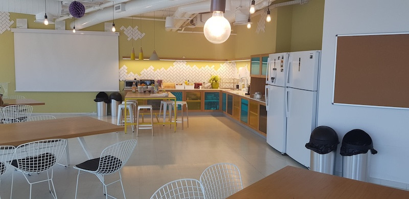 מטבח משרד להשכרה ברוטשילד ת״א 450 מ״ר